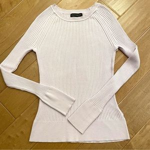 Banana Republic Women’s Ribbed Knit Lilac Sweater Size XS